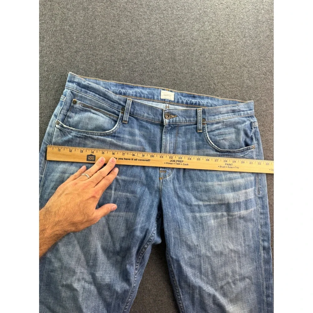 Hudson Jeans Men Straight Leg‎ Light Wash Denim Tag 38W (40Wx30L) Cotton Blend